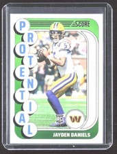 2024 Panini Score - Protential #3 Jayden Daniels (RC) NFL Rookie of the Year 