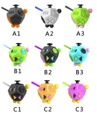 12-Side Magic Fidget Cube Anti-anxiety Adult Stress Relief Focus Kids Toy Gifts