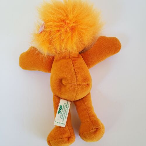 Vintage 1997 Tyco Plüsch Sesamstraße Zoe Sitzsack Stofftier Spielzeug Puppe 8 Zoll - Bild 4 von 5
