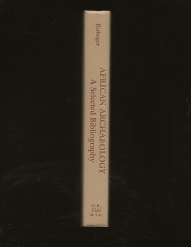  African Archaeology : A Selected Bibliography  - Imagen 2 de 3