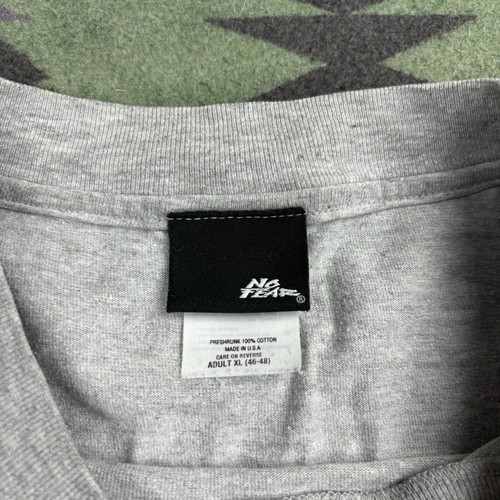 Vintage 90s No Fear Long Sleeve T-Shirt Mens XL Gray Dragon Flames Skater USA - Picture 8 of 10