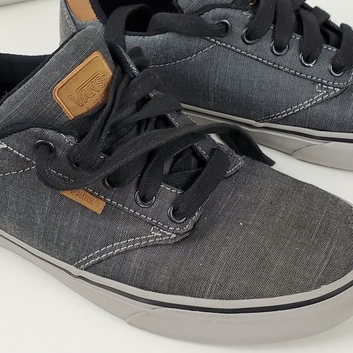 Vans Atwood Deluxe UltraCush Sneaker Size Men 7.5 ~ Women 9 LaceUp LowTop Grey - Picture 2 of 12