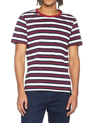 Lee Men's Stripe T T-Shirt Size M RRP 