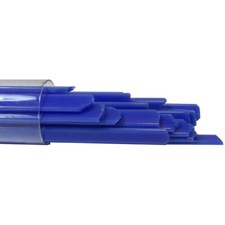 Oceanside Noodles Approx.3/16"W.x17"L. Med. Blue Opal 5OZ. Tube 96 COE