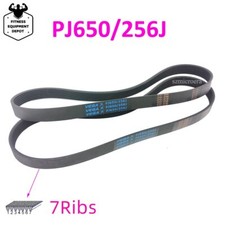 2pcs Treadmill Belt VEGA Belt PJ650 256J 7Ribs Rubber Drive Belt