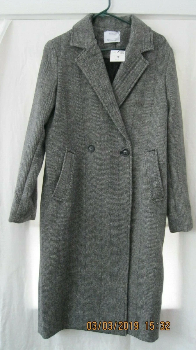 Bershka grey shop coat