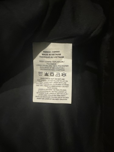 Nike Authentics Mens Coaches Jacket Black DQ5005 010 Large Pockets New With Tags - Picture 6 of 9