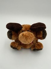 2017 Holiday Dan Dee Moose Brown Plush Floppy