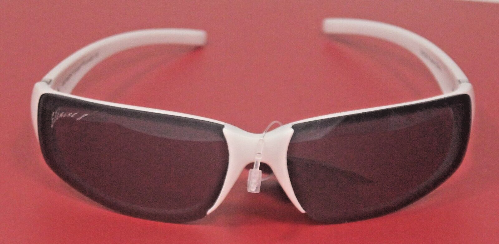 Element 8 Wrap-Around Sunglasses - White Frame, Charcoal Lens - Unisex