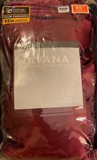 New HAVANA MERLOT 1 ROD POCKET BACK TAB PANEL 52"W x 95"L 