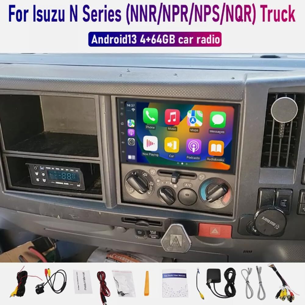 4+64G Upgraded Radio Head Unit for Isuzu N Series NNR NPR NPS NQR