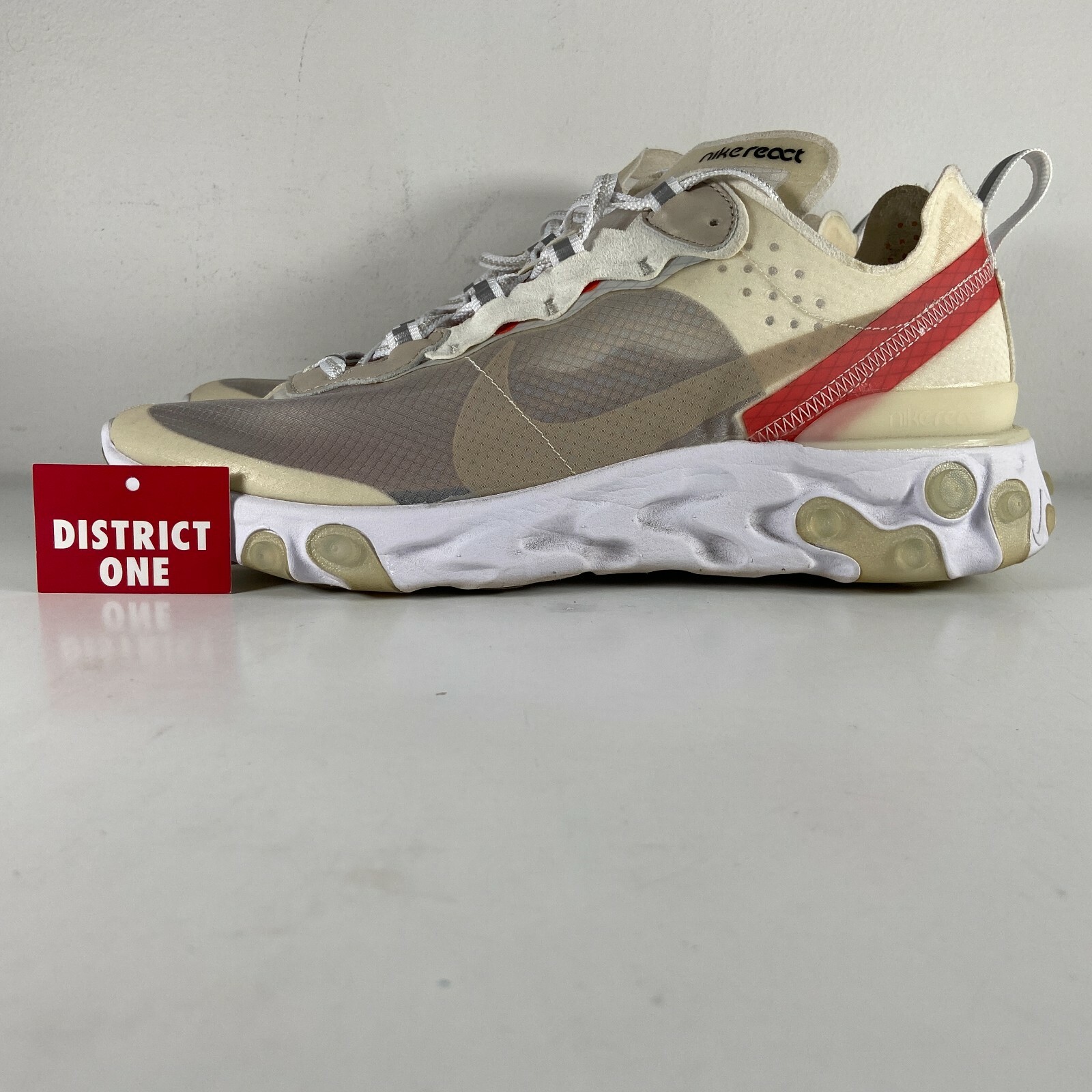 nike react 87 light bone