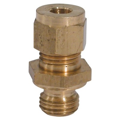 Wade Messing 1/2 UNF(M)-5/16'' Rohr 1/2'' UNF Klemmverschraubung für 5/16'' Außendurchmesser Rohr