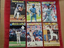 1991 BASEBALL / BALLSTREET JOURNAL - PREMIER ISSUES (6) CLASSIC PRICE GUIDES