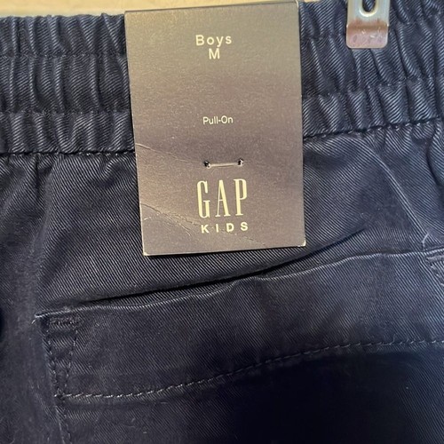 NWT GAP Easy Pull-on Shorts with Washwell, Navy Size M Boys - Picture 4 of 5