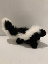Folkmanis Skunk Hand Puppet 6" Mini Finger Puppet