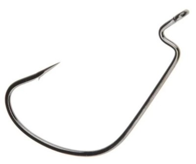 Gamakatsu G-Lock Worm Hook 1/0 Black