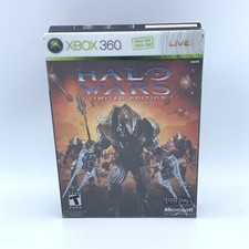 Halo Wars -- Limited Edition Microsoft Xbox 360, 2009 No Guidebook Or Patch
