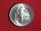 1951-S ROOSEVELT SILVER ONE DIME #P26739 — photo 2