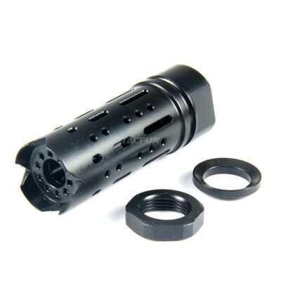 Muzzle Brake 5/8x24 Pitch Thread for .308 + Crush Washer & Jam Nut | eBay
