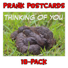 (10-Pack) Prank Postcards - Thinking of You - Send Them To Victims Yourself