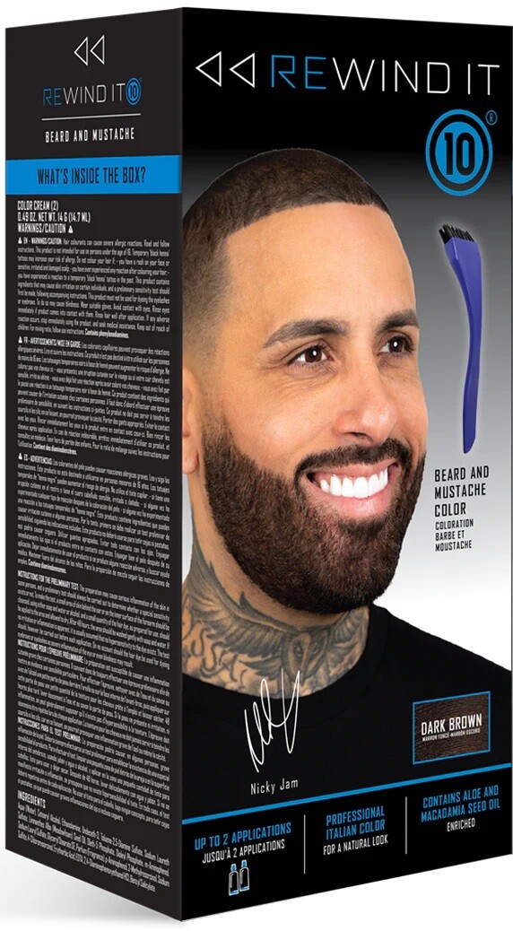 ОТМОТАЙТЕ НАЗАД 10 Темно-каштановых оттенков бороды и усов