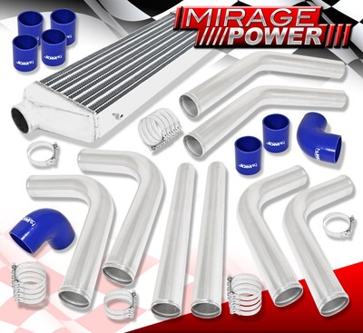 28'' X 7'' X 2.75'' Front Mount Intercooler +8Pcs 64MM Mandrel Bent Piping Pipe Kit