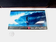 LOCAL MOTION Hawaii Photo Surfboards Vintage Surfing Decal STICKER  8''1/2 BY 4'