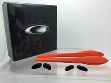 AUTHENTIC OAKLEY FLAK 2.0 EAR SOCKS  NOSE PADS KIT ORANGE 101-446-010