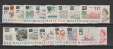 Bahamas 1966 Définitif Elizabeth II Carte Postale Surimprimée 15 Val MNH MF78401
