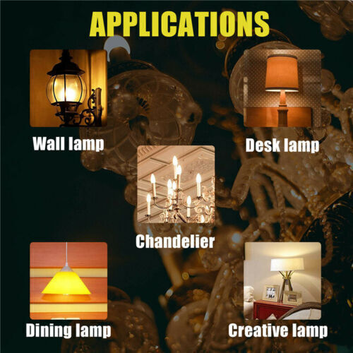 6x E14 LED Dimmable Candle Bulb C35 Filament Small Edison Screw Light Bulbs 4W - Picture 10 of 12