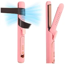 Pro 360° Airflow Hair Straightener and Curling Iron - Pink
