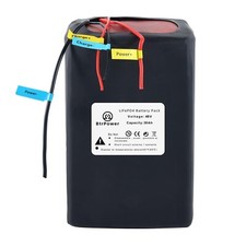 48V 30Ah Ebike LiFepo4 Lithium Battery for 250W-1500W Electric Bike Scooter BMS