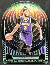 ANTHONY DAVIS 19-20 Panini Obsidian TUNNEL VISION GREEN ELECTRIC ETCH #24/25 !