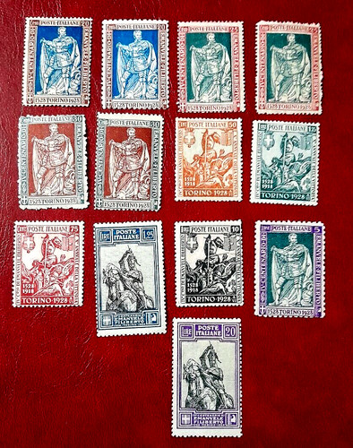 1928 COMPLETE SET OF 13 BIRTH VALUES EMANUELE FILIBERTO MNH **