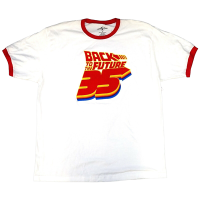 uuuuuu Universal Studios Back to the Future 35th Anniversary Ringer Shirt