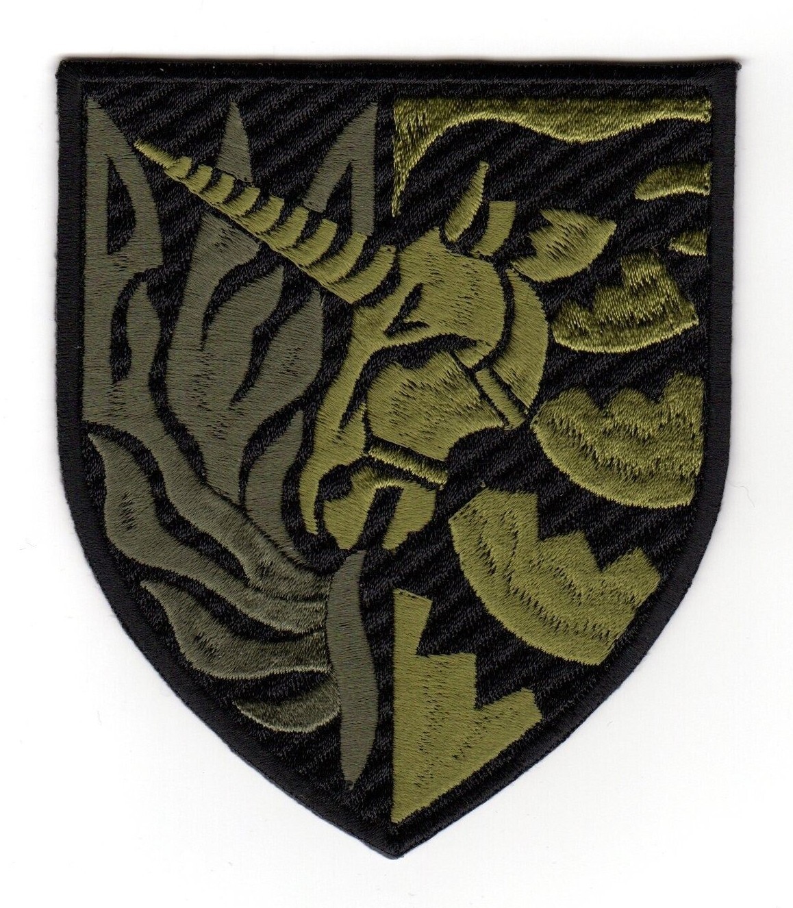 Ukrainian LGBTQ Soldiers Unicorn Patch - Embroidered Military Style Pride Logo