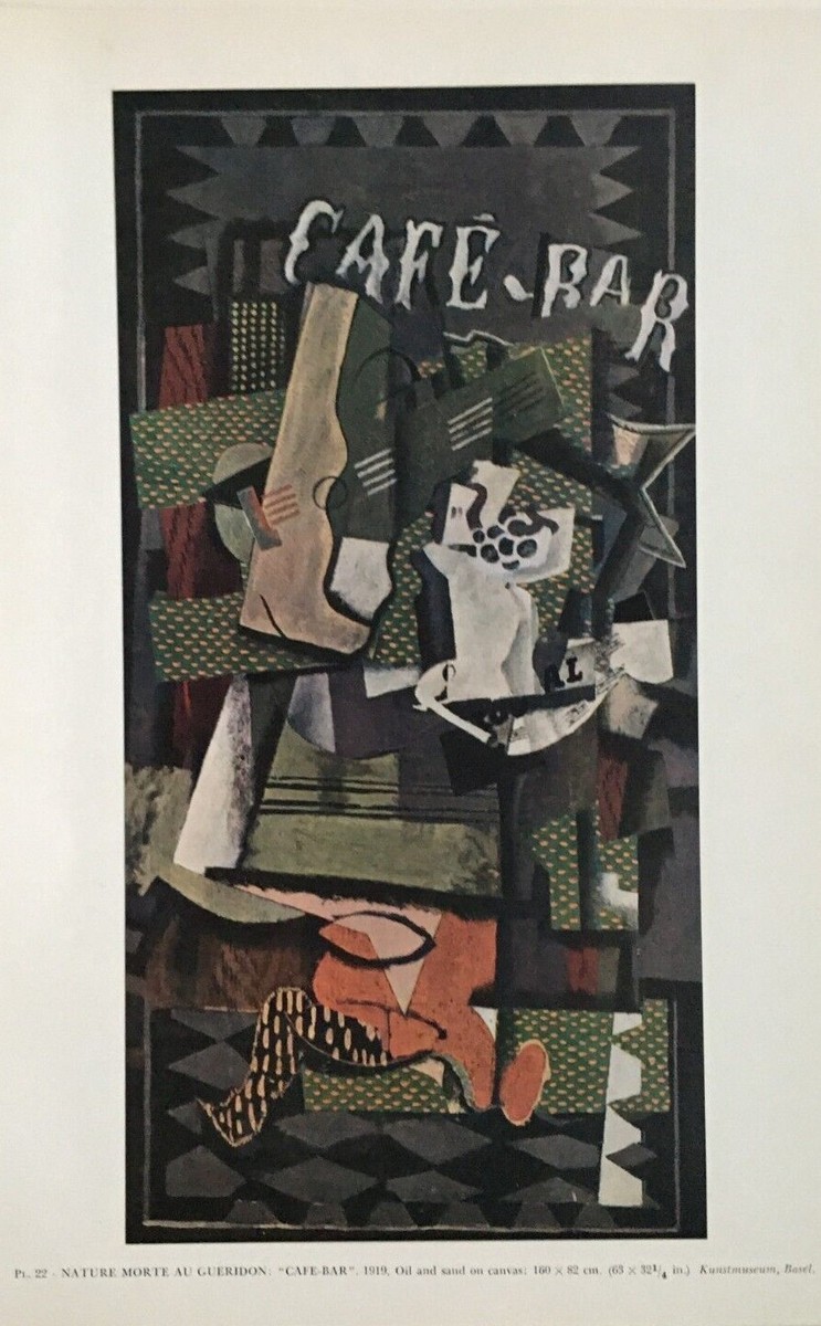 Nature Morte Au Gueridon Cafe Bar by Georges Braque - Print 1961