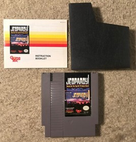 4 Nintendo NES Games - 2 Jeopardy (w/ Manual & 25th Anniv.) & 2 Wheel of Fortune
