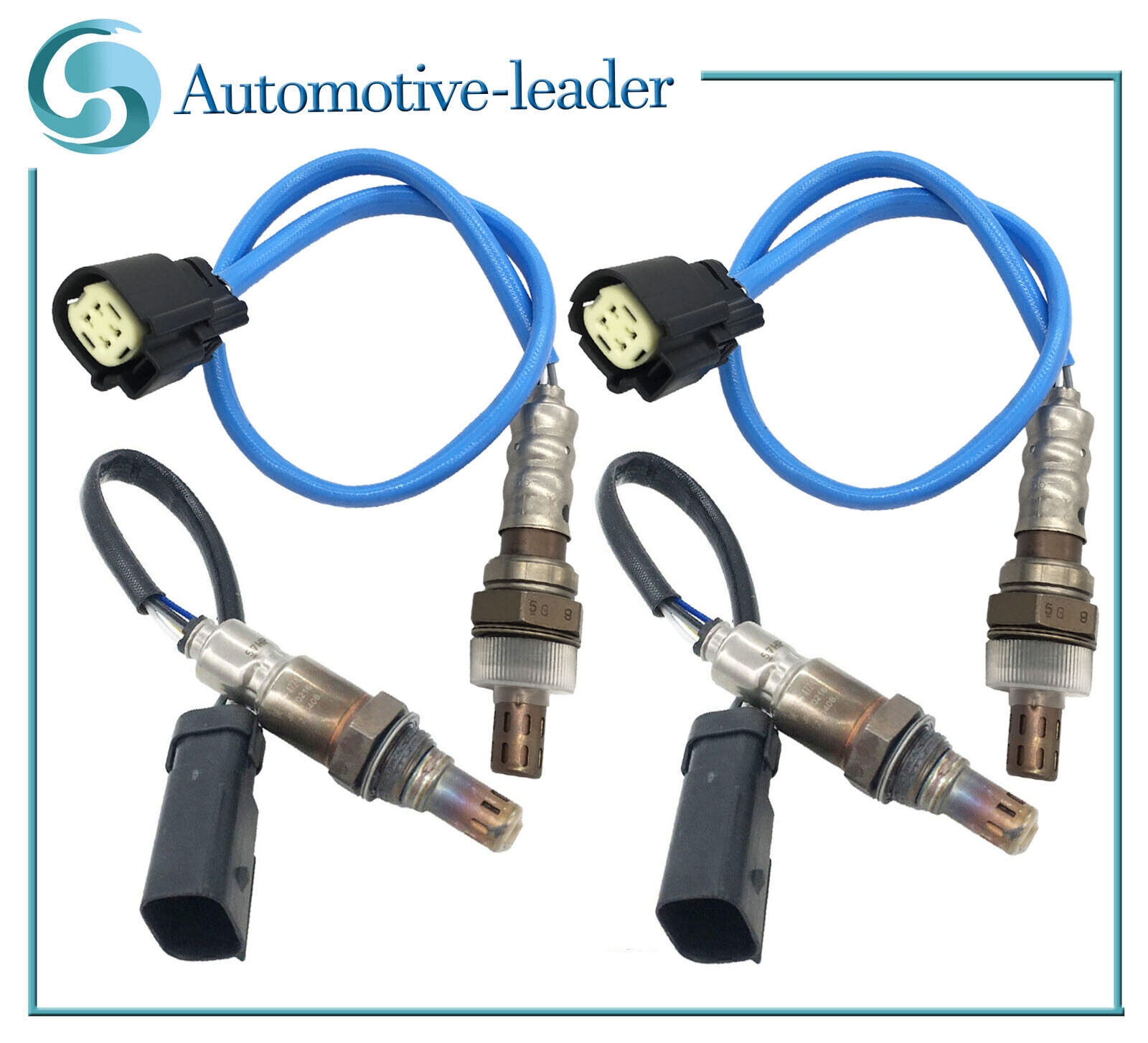 4Pcs Up&Downstream Oxygen Sensor For Ford Edge 2011-2014 Explorer 2011-2012 3.5L