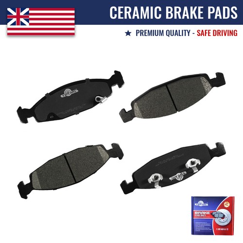 4PCS Front Ceramic Disc Brake Pads for 1999 2000 2001 2002 Jeep Grand