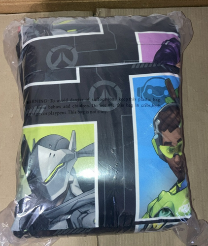 Overwatch Team Up Twin Comforter Sheets & Pillowcase 4 Pc Set Colorful - Picture 3 of 3