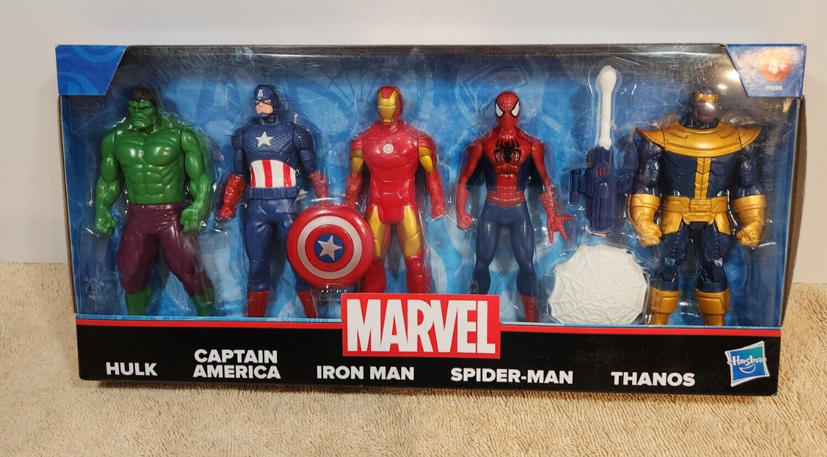 メタコレ アベンジャーズ MARVELフィギュア 5体セット Marvel Avengers 5-Pack Action Figure Set, 6-inch Figures, Includes