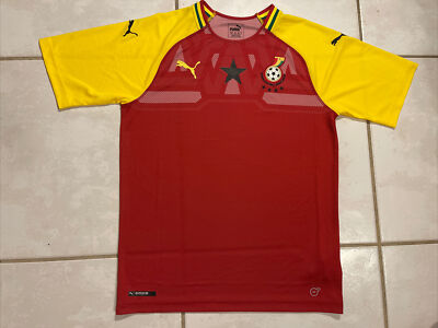 NWOT PUMA Ghana National Team The Black Stars 2018/2019 Jersey Men’s Medium 