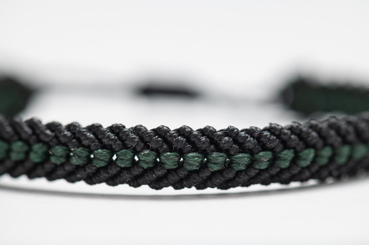 Teenage Boy Friendship Bracelet, Woven Bracelet for Men, Black
