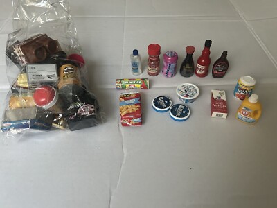 Shopkins Real Littles Lot & Other Mini Food Brand Kitchen & Some Figures