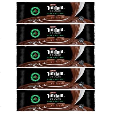 Tim Tam Dark Choc Mint Biscuits Pack of 5