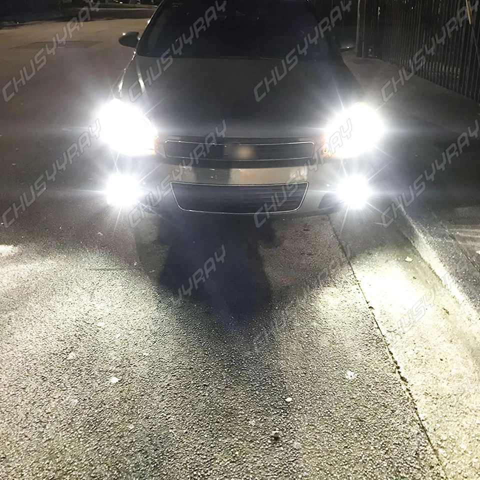 For Infiniti QX60 2014 2015-2017 4X HID LED Headlight Bulbs Hi/Lo+Fog Light Kit - Image 4 of 4