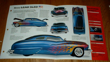 1949 Mercury Spec Sheet Brochure Photo Poster Print 49 Custom Lead Sled Hot Rod