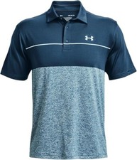 Under Armour The Playoff 2.0 Polo Shirt Mens Small Fuse Teal/Petrol Blue 498